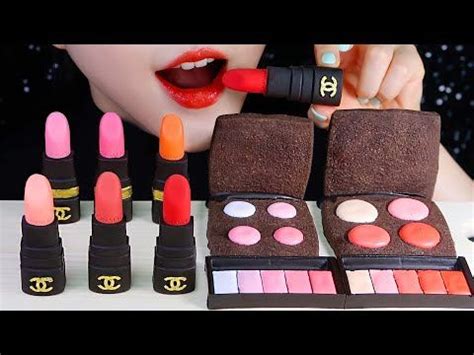 asmr lipstick chanel|EDIBLE CHANEL LIPSTICK ASMR EDIBLE CHANEL BAG .